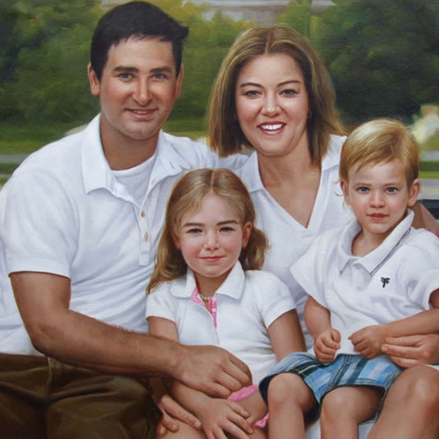 Family Portrait Painting